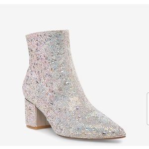 Betsy Johnson sequin boots